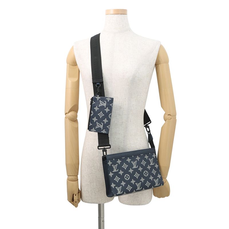 Louis Vuitton Shoulder Bag Monogram Shadow Gaston Wearable Wallet