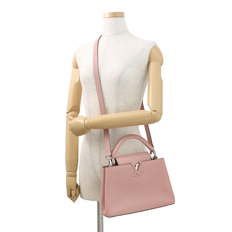 Louis Vuitton Handbag Capucines BB Taurillon Leather 2-Way Magnolia