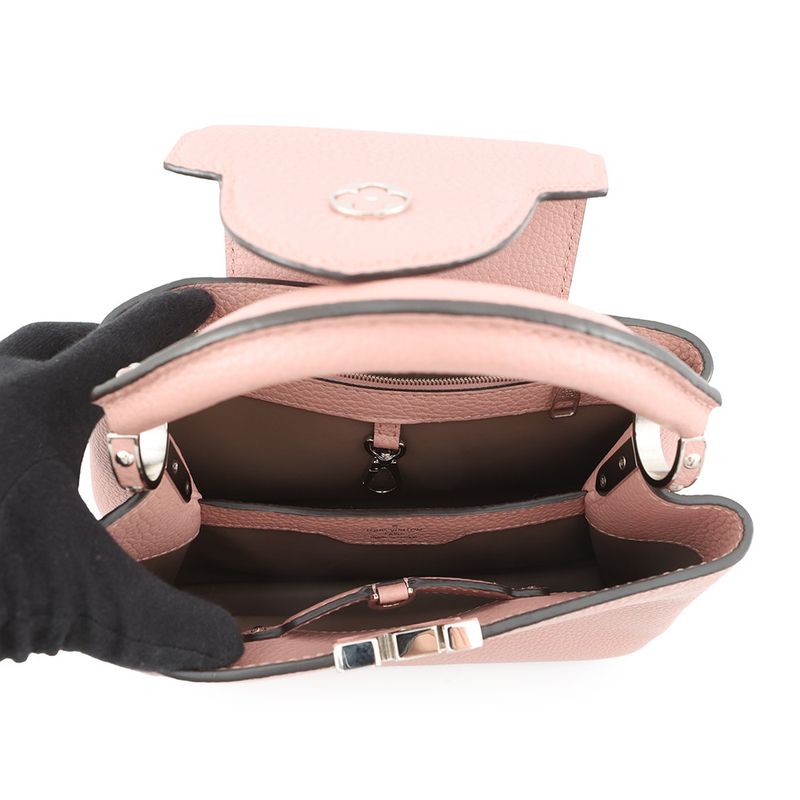 Louis Vuitton Handbag Capucines BB Taurillon Leather 2-Way Magnolia