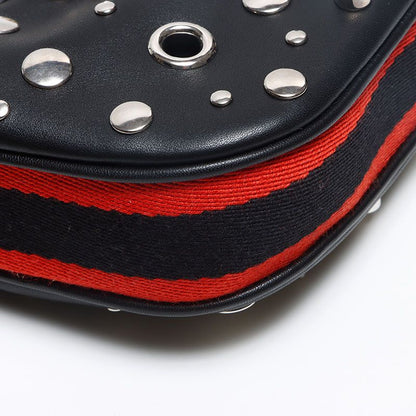 Gucci Mini Shoulder Bag Studded 2-Way Leather