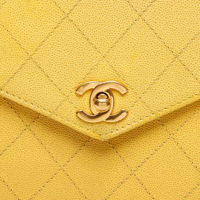 Chanel Handbag Caviar Leather Wild Stitch No 5