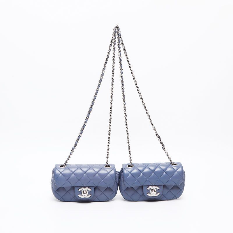 Chanel Shoulder Bag Twin Classic Mini Quilted Lambskin