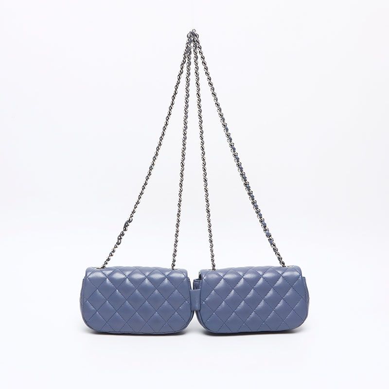 Chanel Shoulder Bag Twin Classic Mini Quilted Lambskin