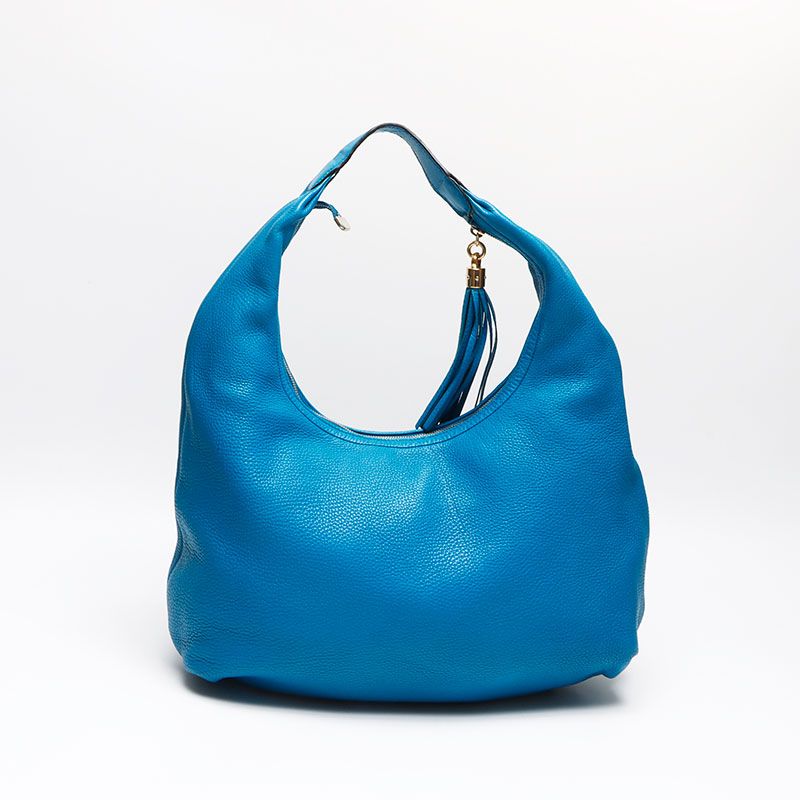Gucci Shoulder Bag Soho Charm Stitch Fringe