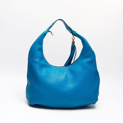 Gucci Shoulder Bag Soho Charm Stitch Fringe