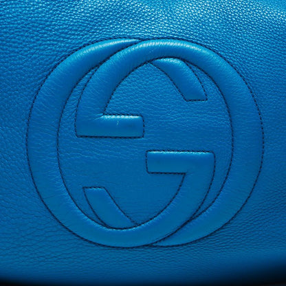 Gucci Shoulder Bag Soho Charm Stitch Fringe