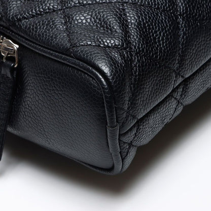 Chanel Shoulder Bag Caviar Leather CC Logo