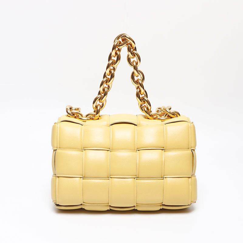 Bottega Veneta Shoulder Bag Nappa Intrecciato Padded Chain Cassette Satchel