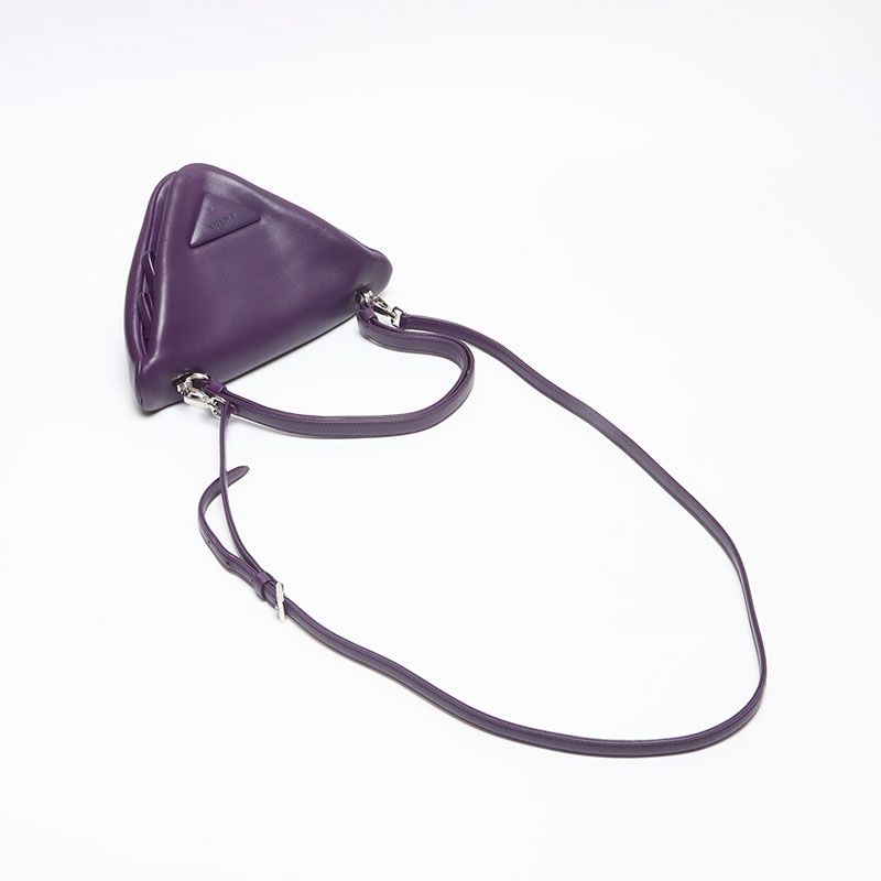 Prada Handbag Nappa Leather Padded Triangle