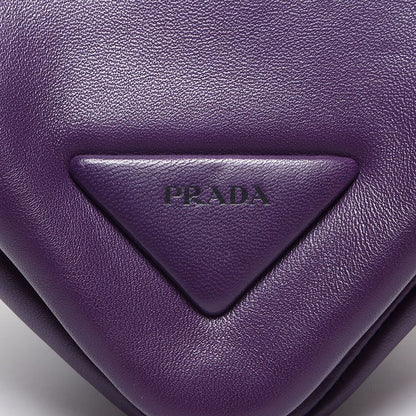 Prada Handbag Nappa Leather Padded Triangle