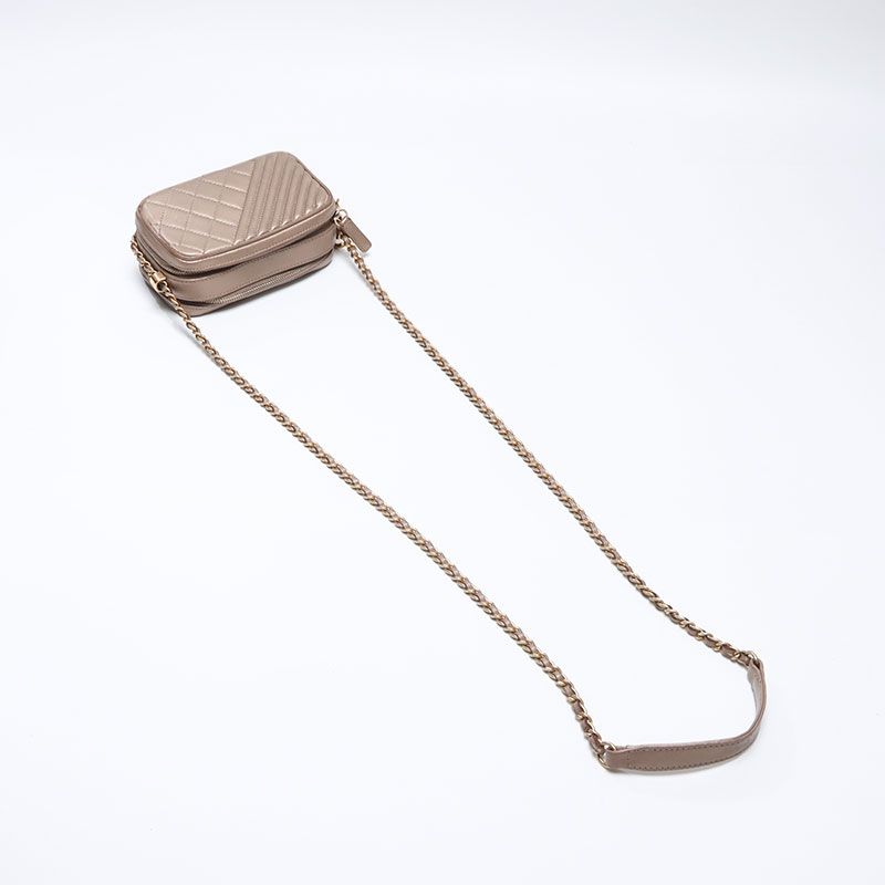 Chanel Shoulder Bag Lambskin Mini Chain