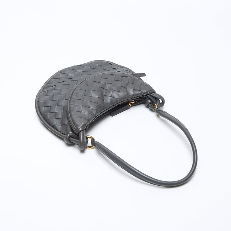 Bottega Veneta Shoulder Bag Intrecciato Gemelli Leather