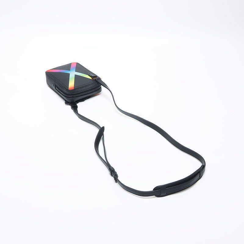 Louis Vuitton Shoulder Bag Taiga Rainbow Danube