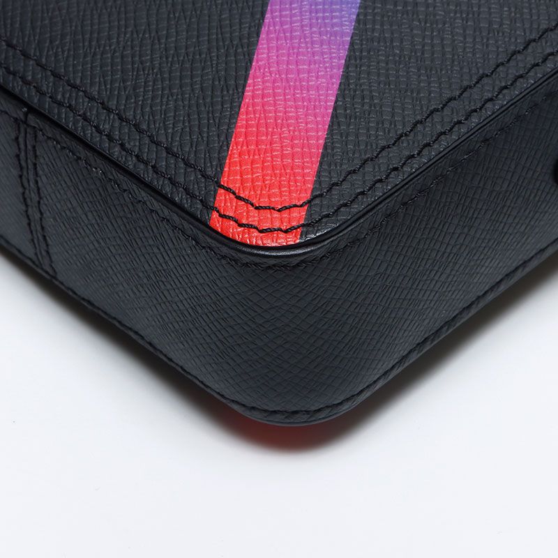 Louis Vuitton Shoulder Bag Taiga Rainbow Danube