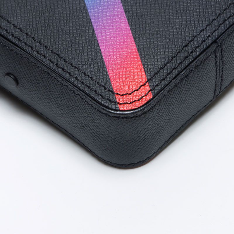 Louis Vuitton Shoulder Bag Taiga Rainbow Danube