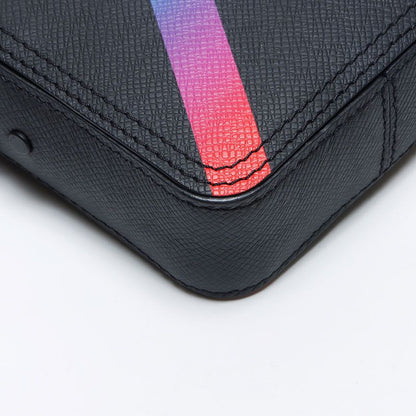 Louis Vuitton Shoulder Bag Taiga Rainbow Danube