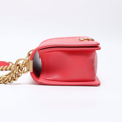 Chanel Shoulder Bag Boy Caviar