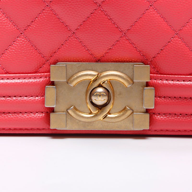 Chanel Shoulder Bag Boy Caviar