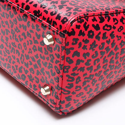 Dior Handbag Leopard Print 2-Way