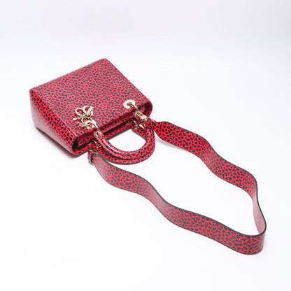 Dior Handbag Leopard Print 2-Way