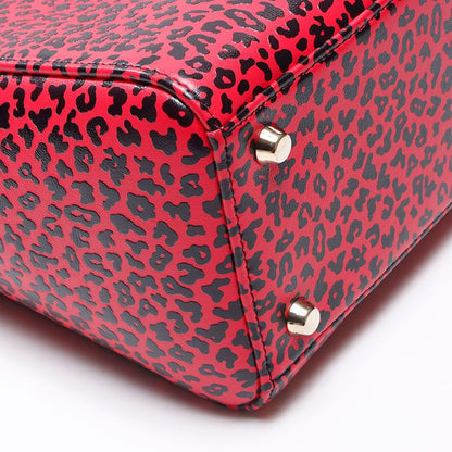 Dior Handbag Leopard Print 2-Way