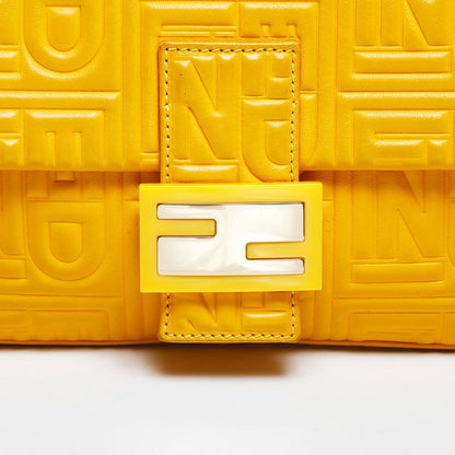 Fendi Shoulder Bag Matelasse Mamma Bucket Leather