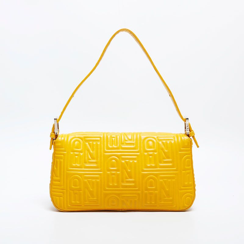 Fendi Shoulder Bag Matelasse Mamma Bucket Leather