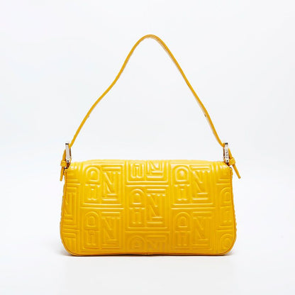 Fendi Shoulder Bag Matelasse Mamma Bucket Leather
