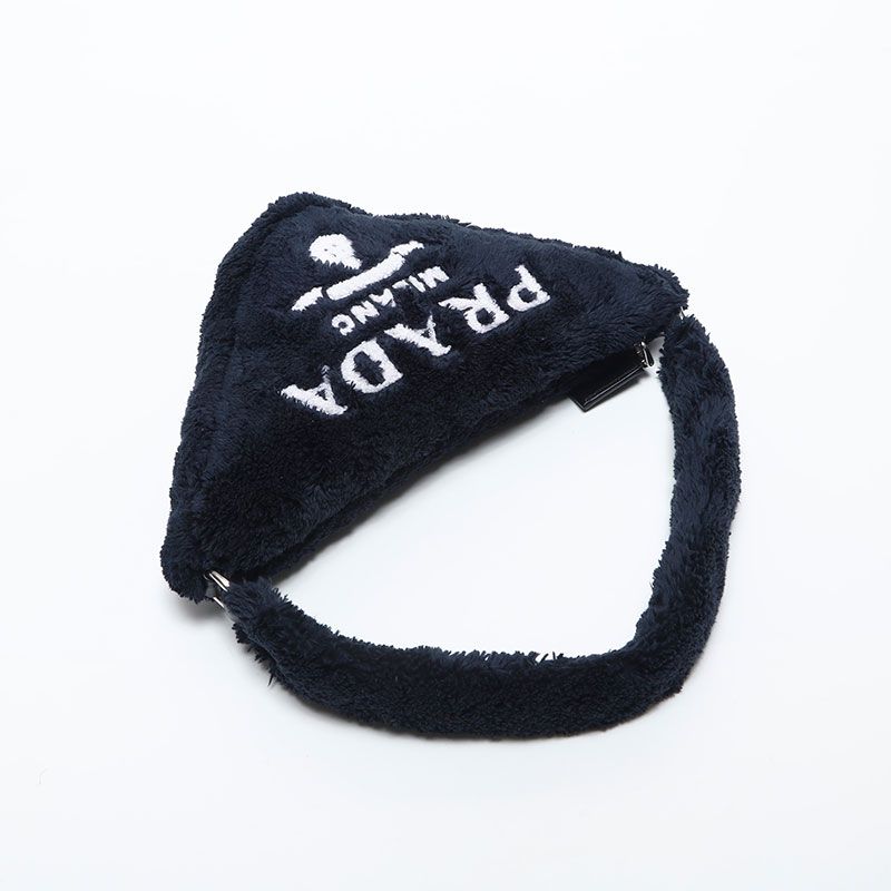 Prada Shoulder Bag Terry Cloth Triangle Pile