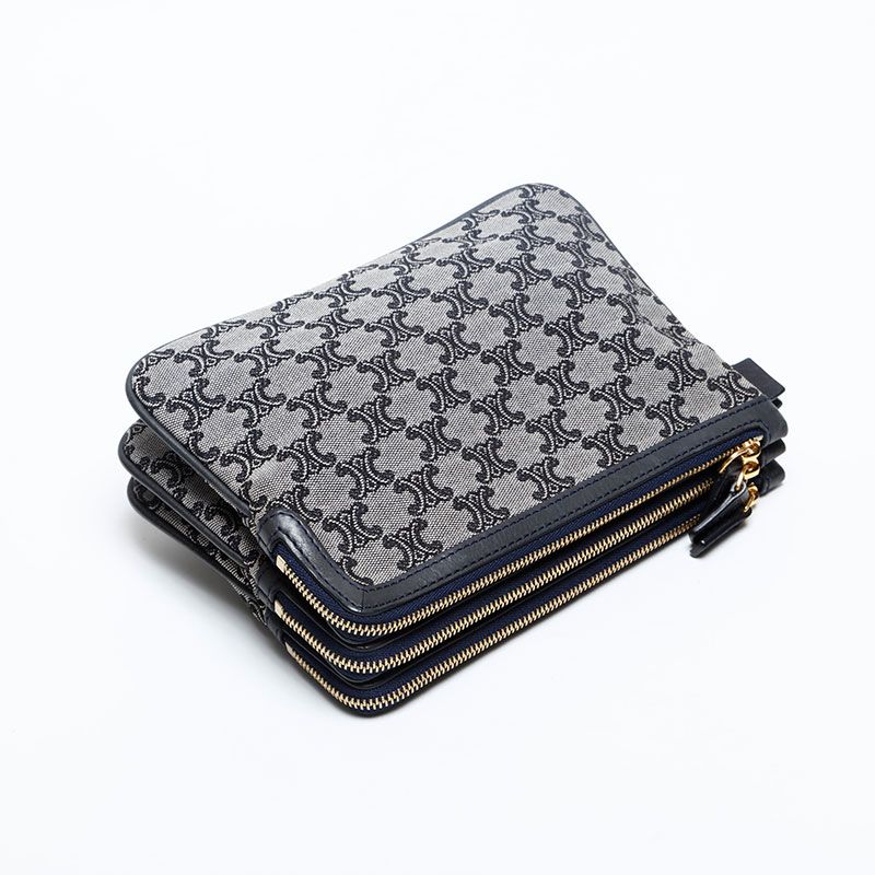 Celine Pouch Macadam Canvas
