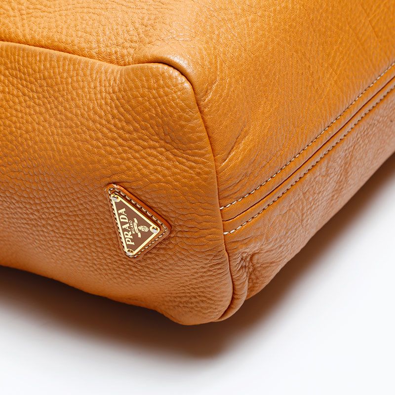 Prada Tote Leather Brown