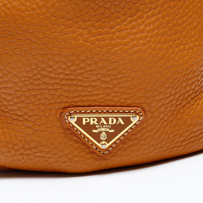 Prada Tote Leather Brown