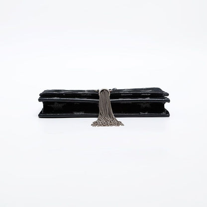 Saint Laurent Yves Shoulder Bag Star Suede Chain Kate