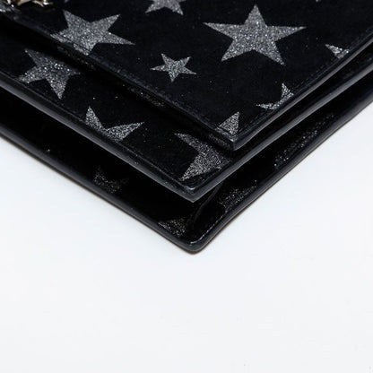 Saint Laurent Yves Shoulder Bag Star Suede Chain Kate