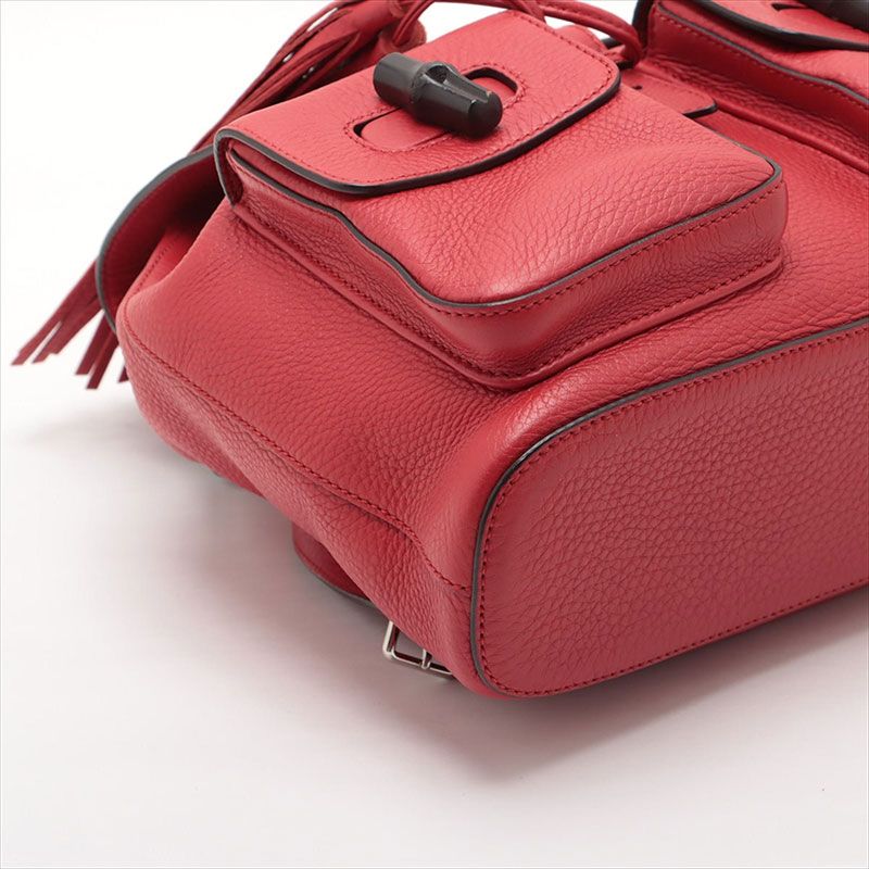 Gucci Backpack Bamboo Leather