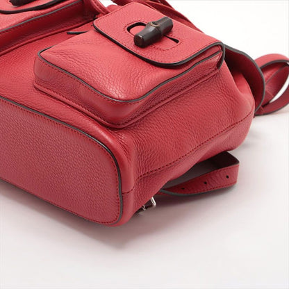 Gucci Backpack Bamboo Leather