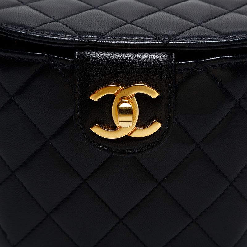 Chanel Shoulder Bag Lambskin Chain Vanity