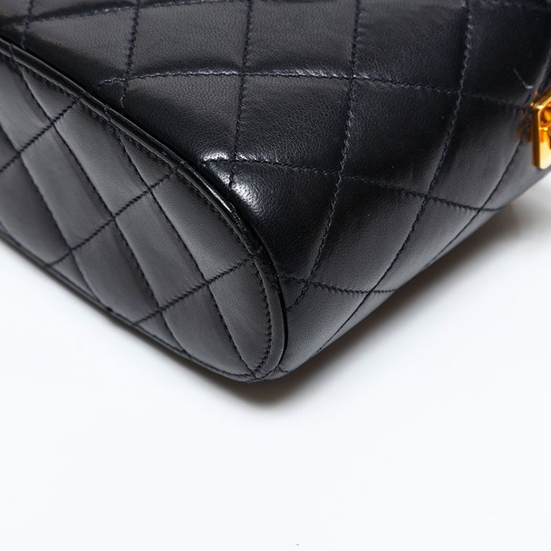 Chanel Shoulder Bag Lambskin Chain Vanity