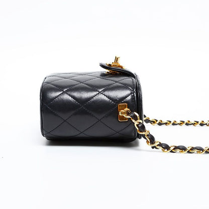 Chanel Shoulder Bag Lambskin Chain Vanity