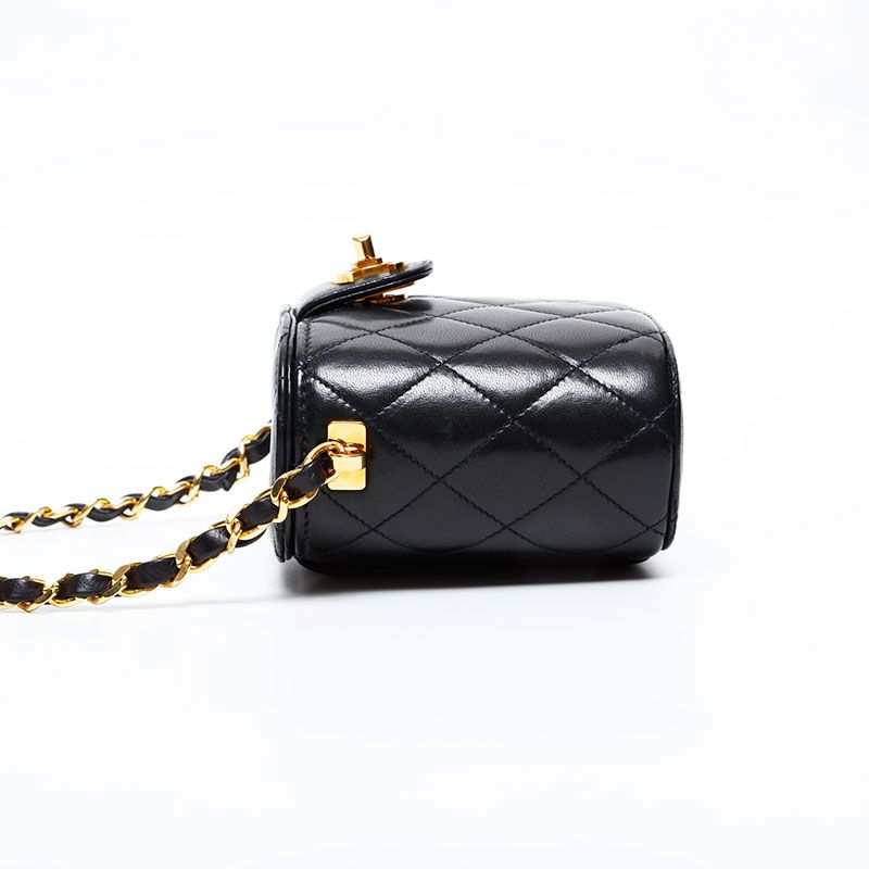 Chanel Shoulder Bag Lambskin Chain Vanity