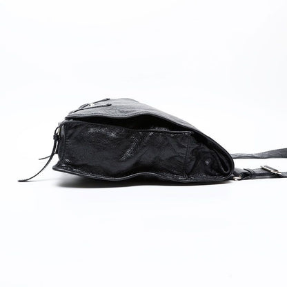 Balenciaga Shoulder Bag Leather Motocross Classic