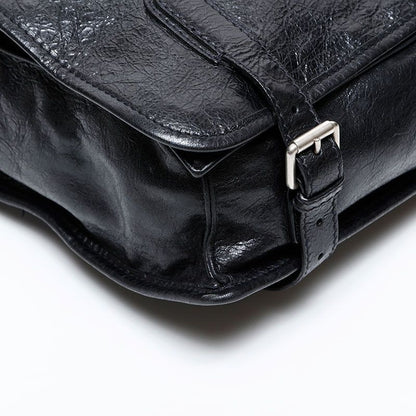 Balenciaga Shoulder Bag Leather Motocross Classic