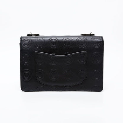 Chanel Shoulder Bag Gunmetal Chain Coco