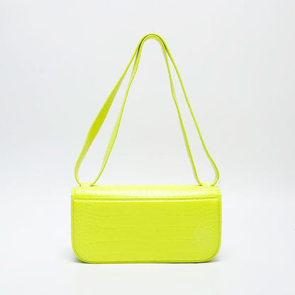 Balenciaga Shoulder Bag Embossed Leather Gossip BB