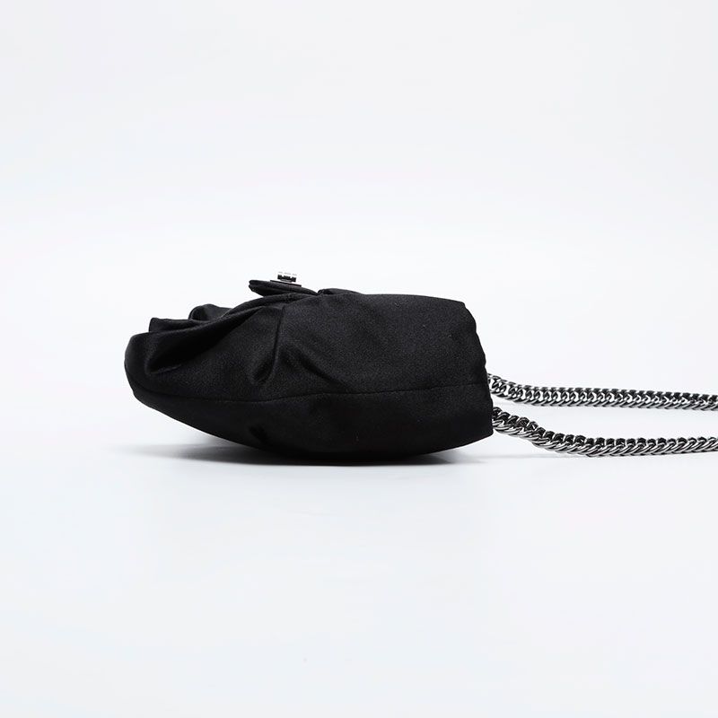 Chanel Shoulder Bag Satin Ribbon