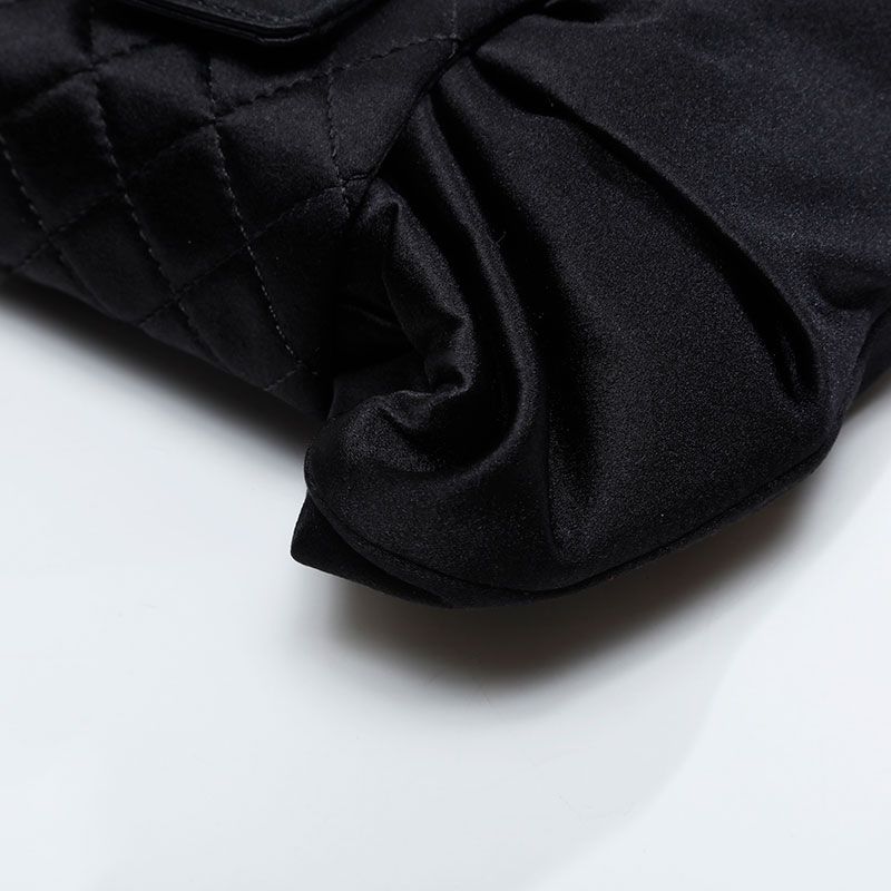 Chanel Shoulder Bag Satin Ribbon