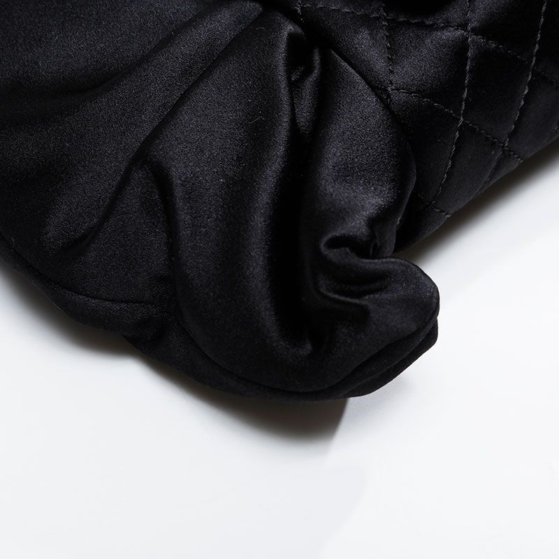 Chanel Shoulder Bag Satin Ribbon