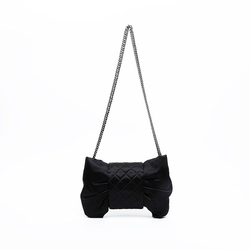 Chanel Shoulder Bag Satin Ribbon