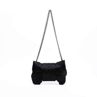 Chanel Shoulder Bag Satin Ribbon