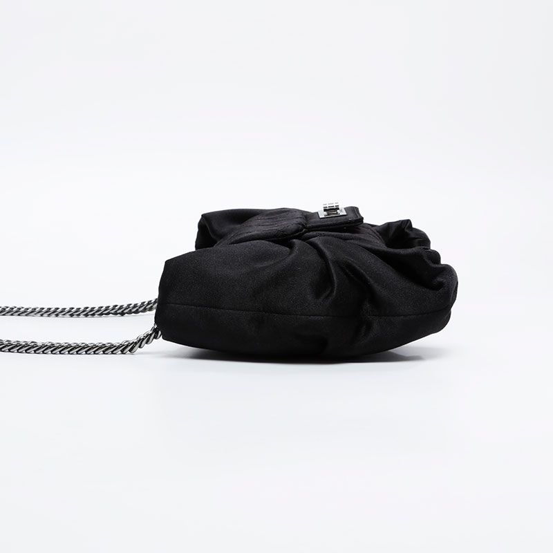 Chanel Shoulder Bag Satin Ribbon